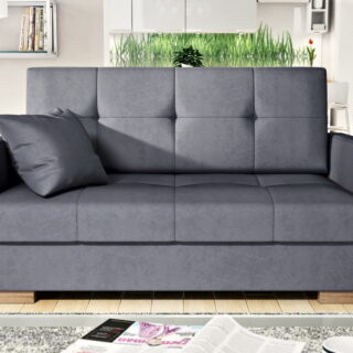 Sofa Amerykanka POLA 3os, funkcja spania , sprężyny, pojemnik na pościel, automat ułatwiający rozkładanie