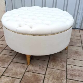 Pufa CHESTER okrągła - 80x45